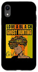iPhone XR Black Independence Day - Love a Black Ghost Hunting Girl Case