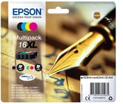 GENUINE EPSON 16 XL MULTIPACK CMYK ink cartridges Jul 2026 2010W 2510WF 2630WF
