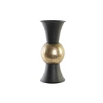 Vase Sort Metal Kobber Vintage 14 x 14 x 32 cm