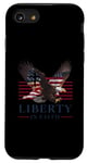 Coque pour iPhone SE (2020) / 7 / 8 Liberté Dans La Foi American Eagle Hommes Chrétiens