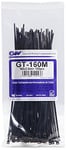 GW GT-160MB Lot de 1000 Serre-câbles Noir 160 x 2,5 mm