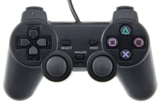 Handkontroll till Playstation 2 (Svart)
