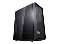 Fractal Design Meshify C - Dark TG - Tour - ATX - panneau latéral fenêtré (verre trempé) - pas d'alimentation (ATX) - noir - USB/Audio