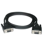 Cables To Go Câble modem nul DB9 femelle / DB9 femelle Noir 5 m