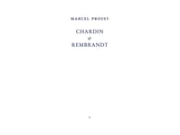 Chardin Og Rembrandt | Marcel Proust | Språk: Danska