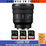 Sony FE 16-35mm PZ F4 G + 3 SanDisk 64GB Extreme PRO UHS-II SDXC 300 MB/s + Guide PDF '20 TECHNIQUES POUR RÉUSSIR VOS PHOTOS