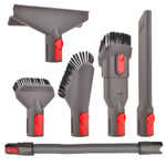 Dyson V7/V8/V10/V11/V12/V15 Støvsugerbørstesett, 6-pack