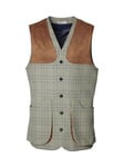 Chevalier Wiston Shooting Tweed Vest Men Willow Green Checked S