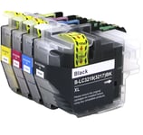 4 Compatible LC3219 (LC3217)  XL inks for Brother  MFC J5330DW  J5335DW  J5730DW