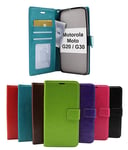 Crazy Horse Wallet Motorola Moto G20 / Moto G30 (Svart)