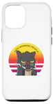 iPhone 12/12 Pro Angry Coffee Cat Humour Coffee Monday Hate Morning People Case