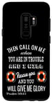 Coque pour Galaxy S9+ Then Call On Me When You Are In Trouble Psaum 50:15
