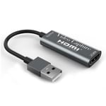 Boîtier d'enregistrement et de diffusion en direct, compatible HDMI, carte d'acquisition USB pour jeux vidéo en direct, [C069A1C]