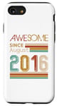 iPhone SE (2020) / 7 / 8 9 Years Old Awesome Since August 2016 9th Birthday Case