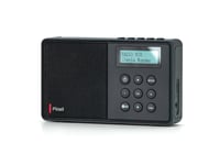 Pinell Supersound Micro - Oppladbar radio med FM/DAB+ Sort