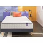 Ensemble Merinos Beauty Bed - 560 Ressorts ensachés + Sommier Confort Medium 160x200 - Double Sommier