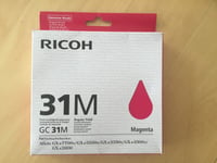 Genuine Ricoh 31 Ink - GC 31M MAGENTA / AFICIO GX E7700N E5550N (INC VAT) BOXED
