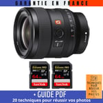 Sony FE 24mm f/1.4 GM + 2 SanDisk 64GB UHS-II 300 MB/s + Guide PDF ""20 TECHNIQUES POUR RÉUSSIR VOS PHOTOS