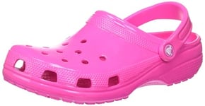 Crocs Sabots Classiques Unisexes Neon HL - Pink Crush - Pointure 38, Pink (Crush), 38/39 EU
