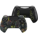 eXtremeRate Scary Party Decade Tournament Controller (DTC) Upgrade Kit for ps4 Controller JDM-040/050/055, Upgrade Board & Ergonomic Shell & Back Buttons & Trigger Stops - Controller NOT Included