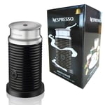 Nespresso Aeroccino 3 Milk Frother Black - Complete Standalone Unit