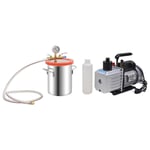 vidaXL Vakuumkammare med 2-stegs pump 5,5 L -  Vattenpumpar