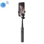 Qazwsxedc For you Lzw P9 Universal Stretchable Hidden One-piece Wireless Bluetooth Selfie Stick(Black) XY (Color : Black)