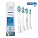 Philips Sonicare Optimal Plaque Defence BrushSync Enabled Replacement Brush Heads, 4pk, White - HX9024/12