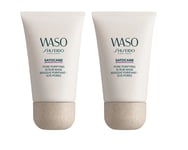 Shiseido - 2 x Waso Satocane Pore Purifying Scrub Mask 80 ml