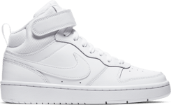 Nike J Court Borough Mid 2 Gs Tennarit WHITE/WHITE