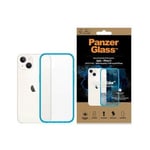 iPhone 13/14/15 PanzerGlass ClearCase Antibakteriell Deksel - Blå / Klar