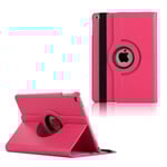 iPad (2017) smart läderfodral - Varm rosa Rosa