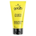 Schwarzkopf got2b Glued Spiking Glue Hair Gel, Water Resistant, Strong Hold f...