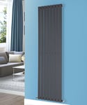 NRG 1800x544mm Vertical Flat Panel Designer Bathroom Tall Upright Central Heating Premium Radiator Anthracite Single Column