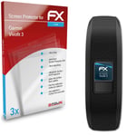 atFoliX 3x Screen Protection Film for Garmin Vivofit 3 Screen Protector clear