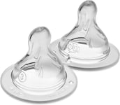 MAM Fast Flow Teats Size 3 Suitable for 4+ Months for Baby Bottles Pack of 2 New