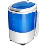 Semi-Automatic 2-in-1 Mini Single Tub Washer with Spin Dryer