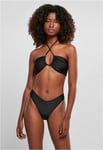 Urban Classics Ladies Recycled Hot V Bikini (L,black)