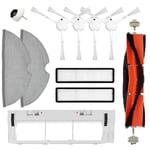 Borstar, Filter och Moppduk för Xiaomi Dreame D9 Max Robotdammsugare As Shown
