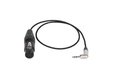 Wooden Camera Single 3.5mm TRS to 5pin Female XLR (18")