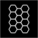 Hexagon-belysning Dr Dirt Garage Sky Gen2, 11 Grid System, 290 x 405 cm