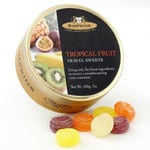SIMPKINS TIN TRADITIONAL ENG TROPICAL FRUIT -TRAVEL SWEETS DROPS - 200 G