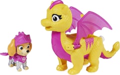 Paw Patrol 6063594, Rescue Knights Skye and Dragon Scorch Action Figures Set, Ki