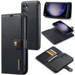 DG.MING Samsung Galaxy A36 5G Fodral med Plånbok - Svart