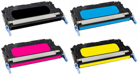 HP Color LaserJet 3800 N Yaha Toner Rainbowkit Sort/Cyan/Magenta/Gul (4x6.000 sider) Y12254RB2 40064406