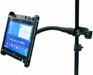 Heavy Duty Music / Mic Stand Tablet Holder for Samsung Galaxy Tab 4, 3 & 2