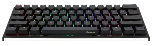 Ducky ONE 2 Mini Gaming Tastatur, MX-Brown, RGB-LED, schwarz (US)