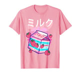 Strawberry Milk TShirt Pink Japanese Otaku Anime Kawaii T-Shirt
