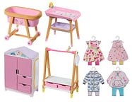 BABY born Minis Accessoires 906163 - Meubles exclusifs d'inspiration scandinave pour les poupées BABY born Minis et les sets de jeu - Convient aux enfants de 3 ans et plus