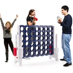 Giant Connect 4 Four in A Row Game Set 120x104cm 4-to-Score Outdoor Garden Game